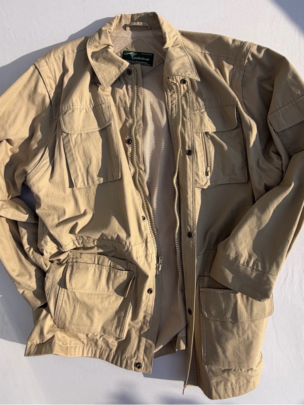 Safari Walkabout Jacket Converts to Vest Outdoor Outfitters Large All Terain